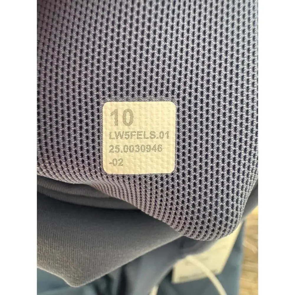 Lululemon Wunder Under SmoothCover High Rise 25” Washed Denim Size 10 NWT